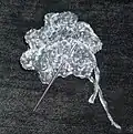 Finishing: using loose yarn to join the ends.