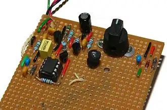 component side of AM receiver