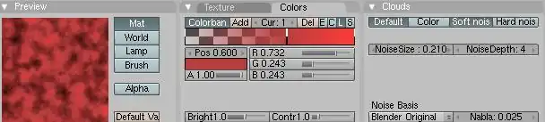 Texture 1 texture panel Screenshot