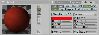 Texture 4 material panel