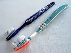 Brushing your teeth