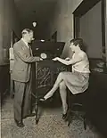 An early 1929 CRT television set. The innovations of display technology prior to the development of gaming hardware would help pave the way for adoption of gaming systems.
