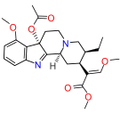 Chemical structure of 7-acetoxymitragynine.
