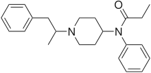 Chemical structure of α-methylfentanyl.