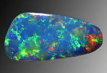 Opal can include microfossil diatoms, radiolarians, silicoflagellates and ebridians