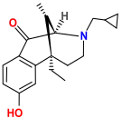 Chemical structure of ethylketocyclazocine.