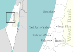 Bridge collapse is located in Central Israel
