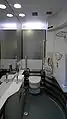 Universal access toilet of Japanese Keisei AE series