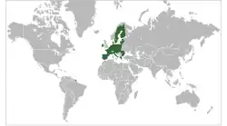 Location of European Union