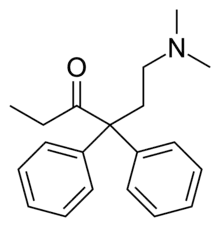 Chemical structure of Normethadone.