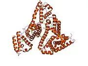 1e7e: HUMAN SERUM ALBUMIN COMPLEXED WITH DECANOIC ACID (CAPRIC ACID)