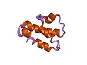 1kjs: NMR SOLUTION STRUCTURE OF C5A AT PH 5.2, 303K, 20 STRUCTURES