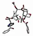 Crystal structure of paclitaxel