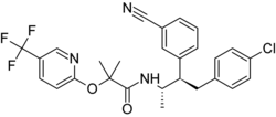 Skeletal formula of taranabant