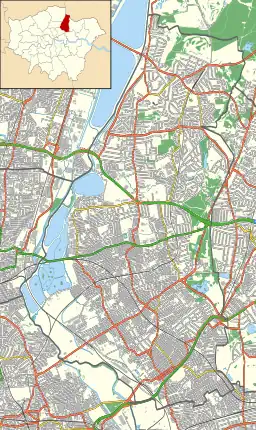 Low Maynard Reservoir is located in London Borough of Waltham Forest