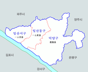 고양시 지도
